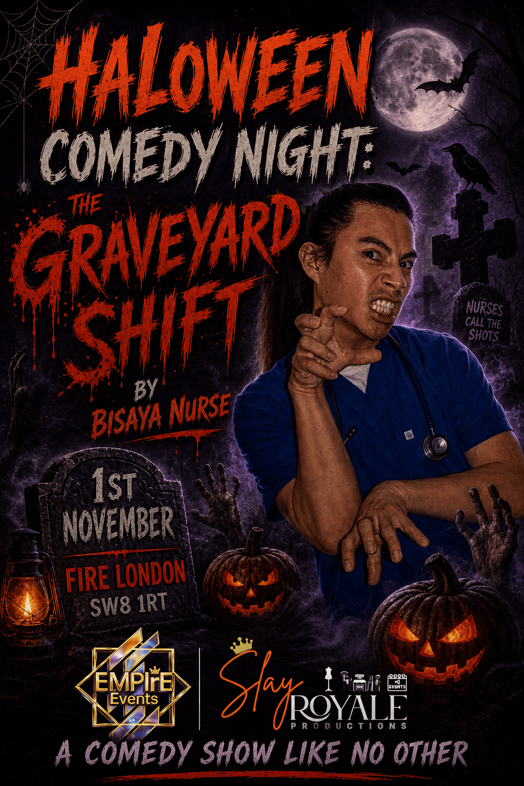 Halloween Comedy Night - The Graveyard Shift with Bisaya Nurse