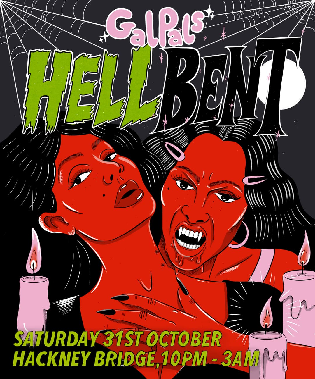 Upcoming event poster at Hackney Bridge