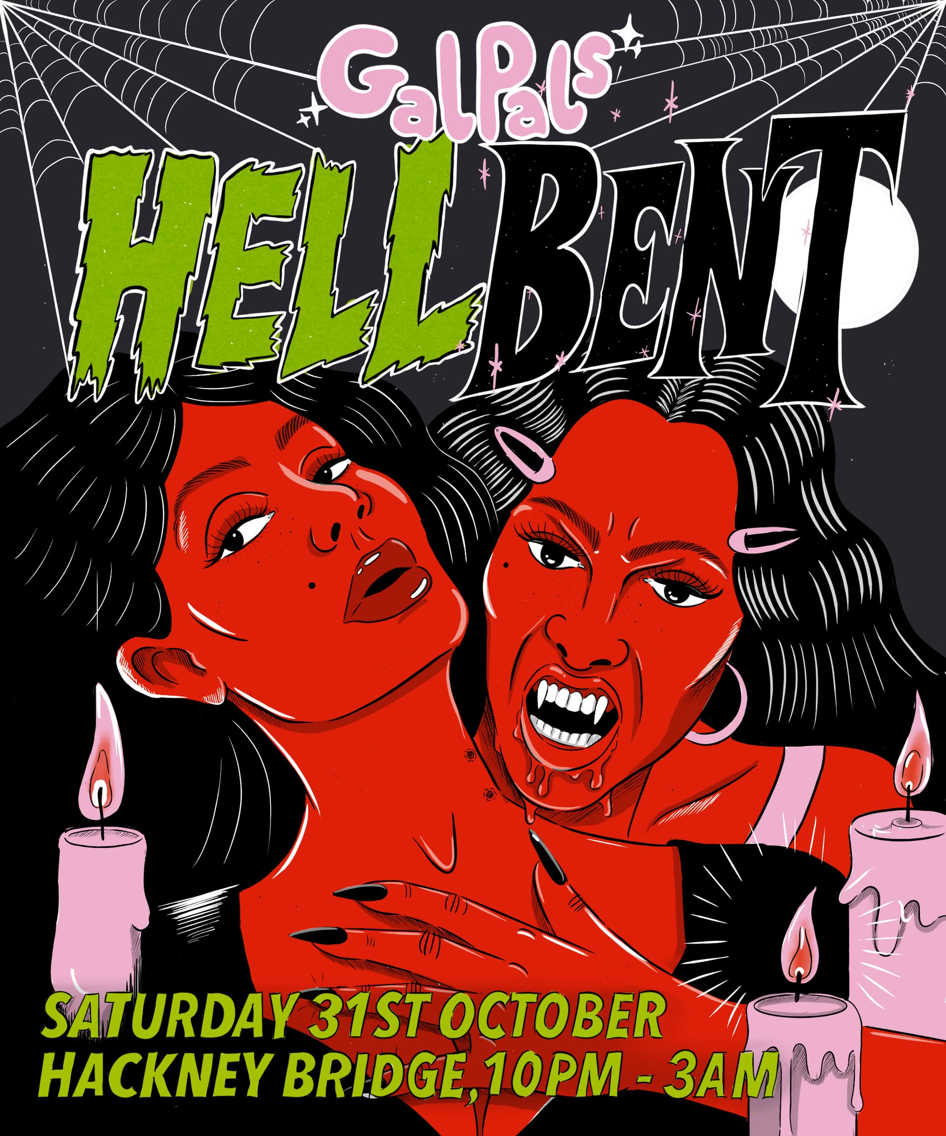 Gal Pals: Halloween at Hackney Bridge
