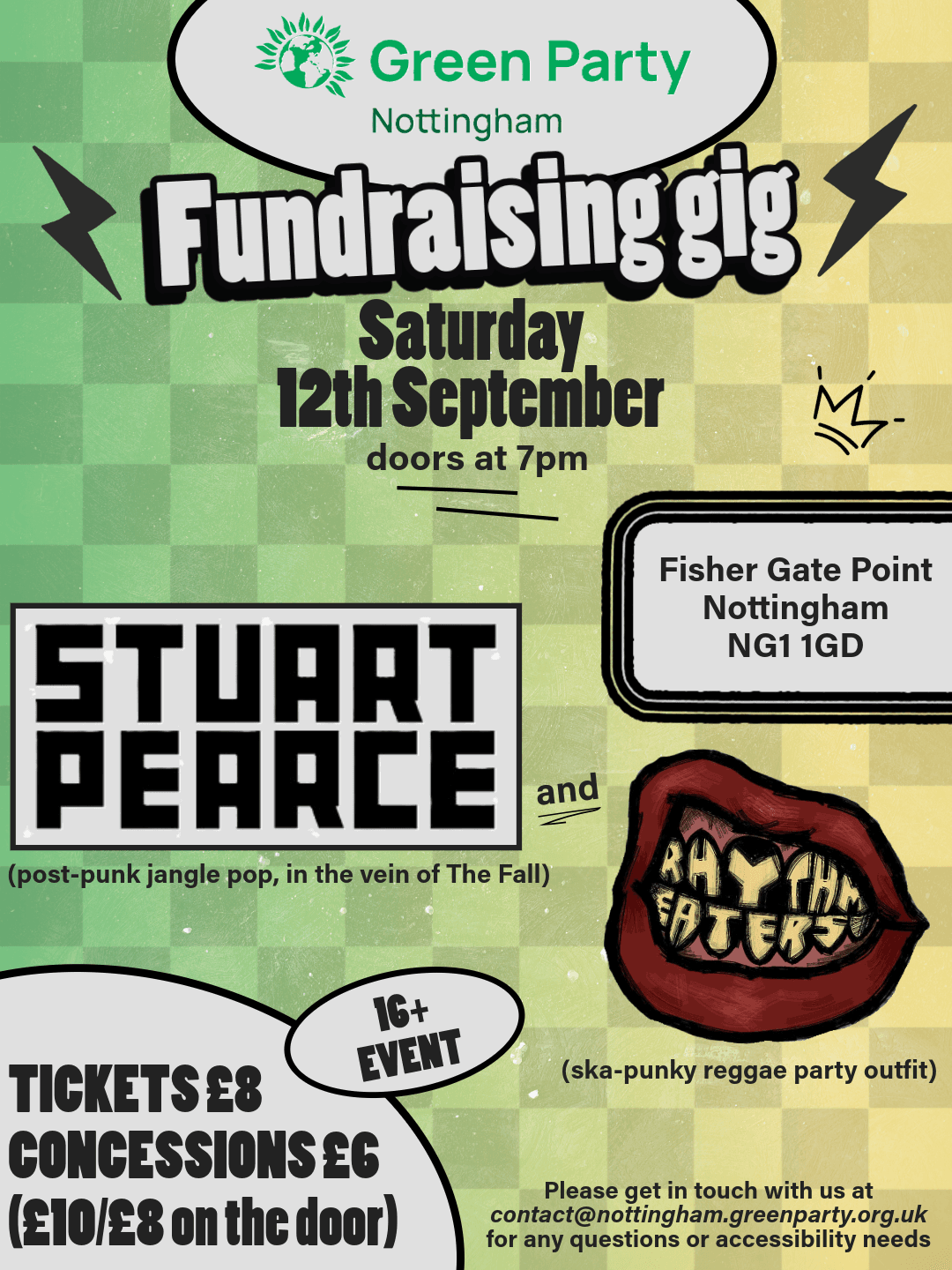 Fundraising Gig - Nottingham Green Party