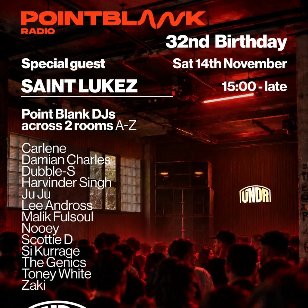 Point Blank Radio's 32nd Birthday