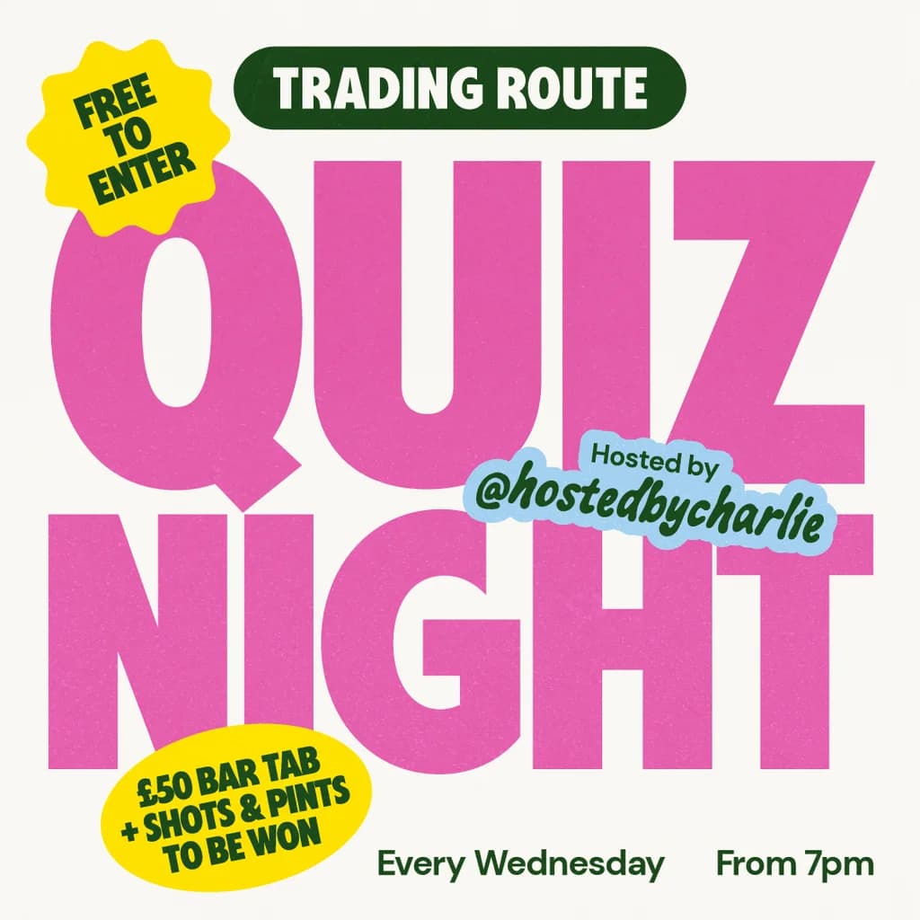 Trading Route Quiz - Every Wednesday at The Trading Route