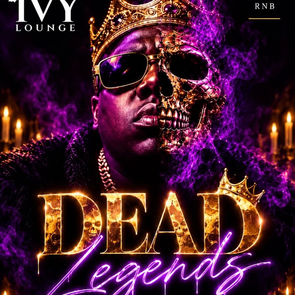 Upcoming event poster at IVY LOUNGE