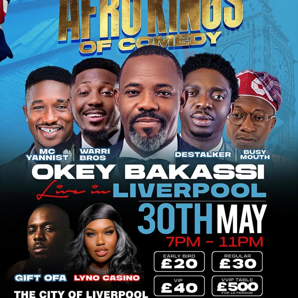 Afro Kings Of Comedy - Liverpool