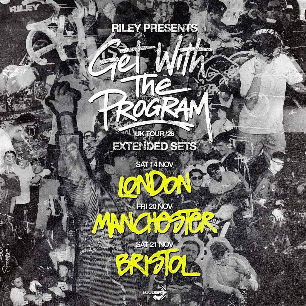 Riley presents Get With The Program | London at Vittoria Wharf Studio