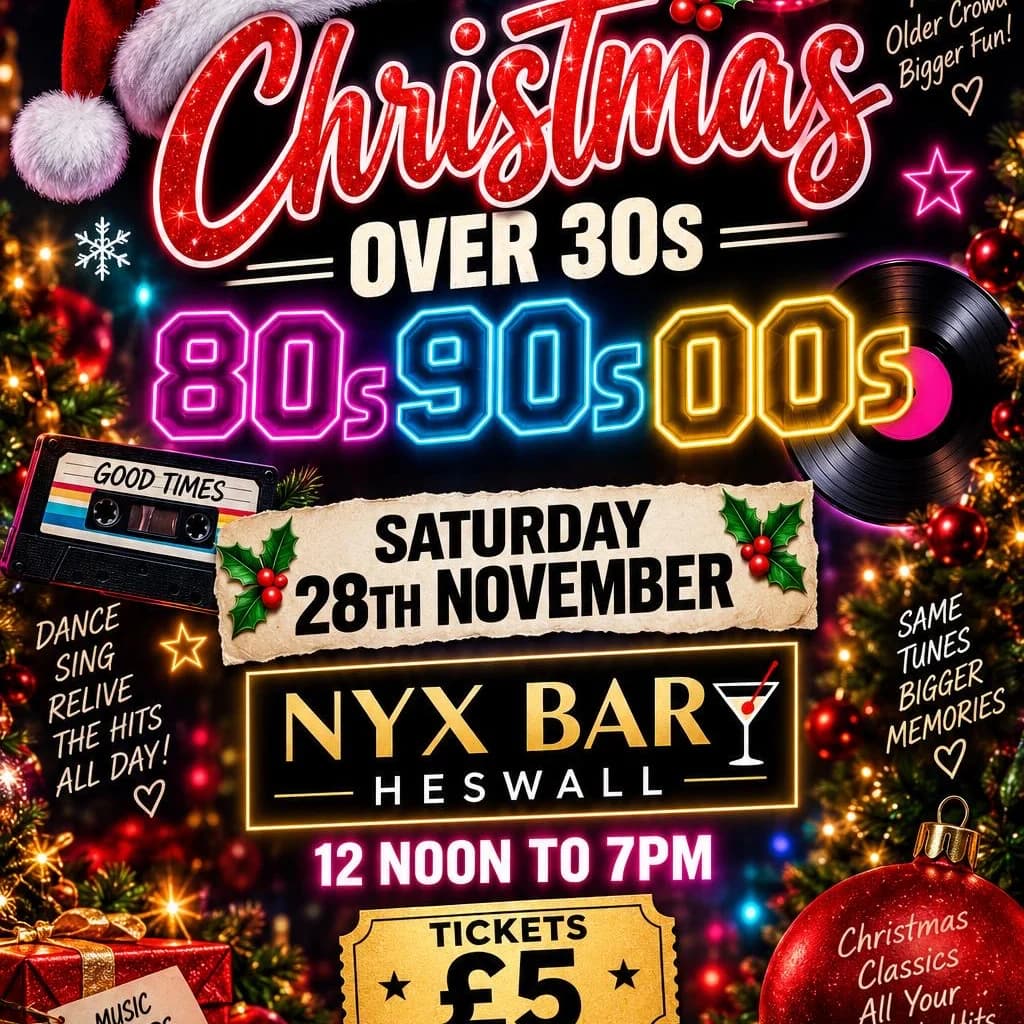 Over-30s Christmas Daytime Disco