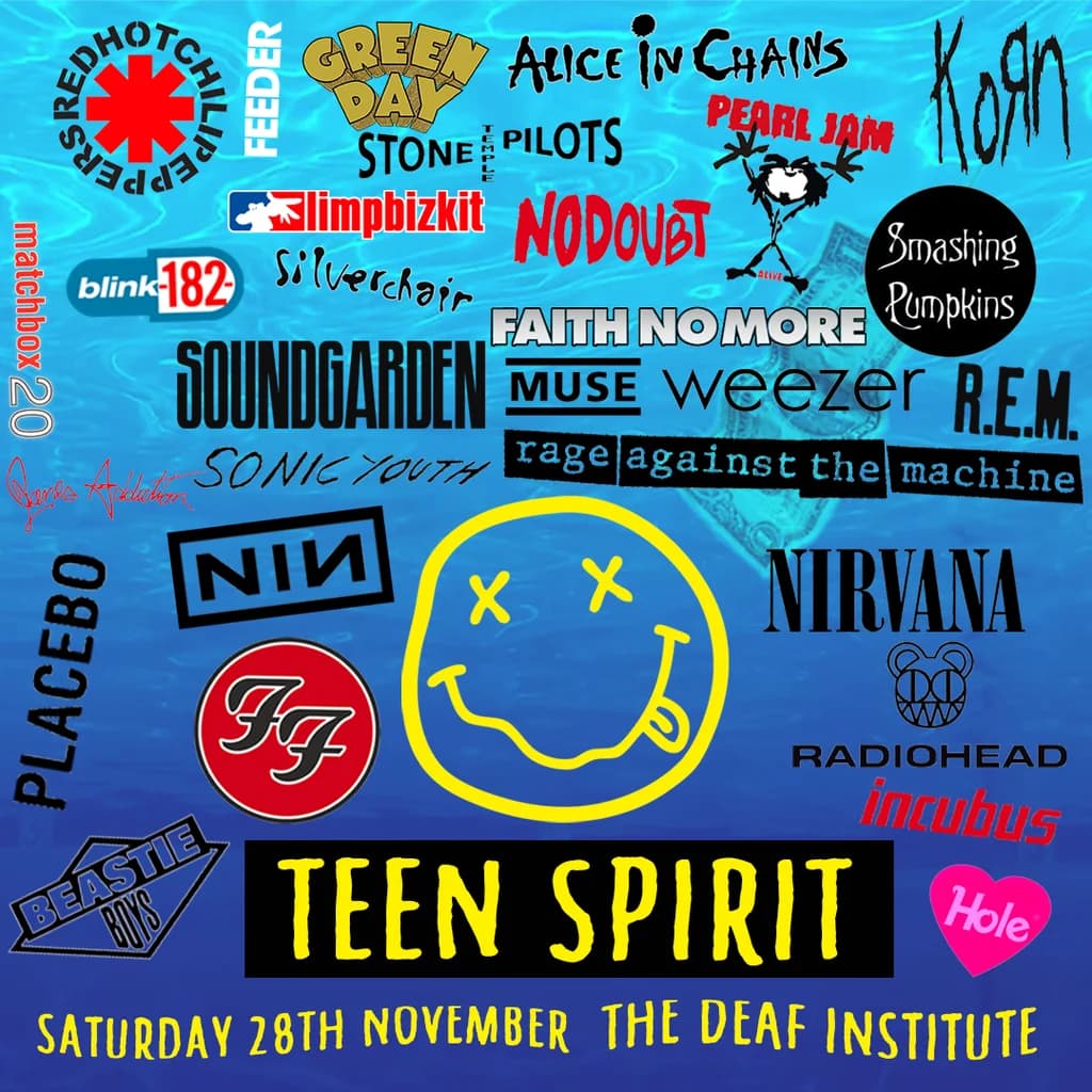 Teen Spirit: 90's Rock Night (Manchester)
