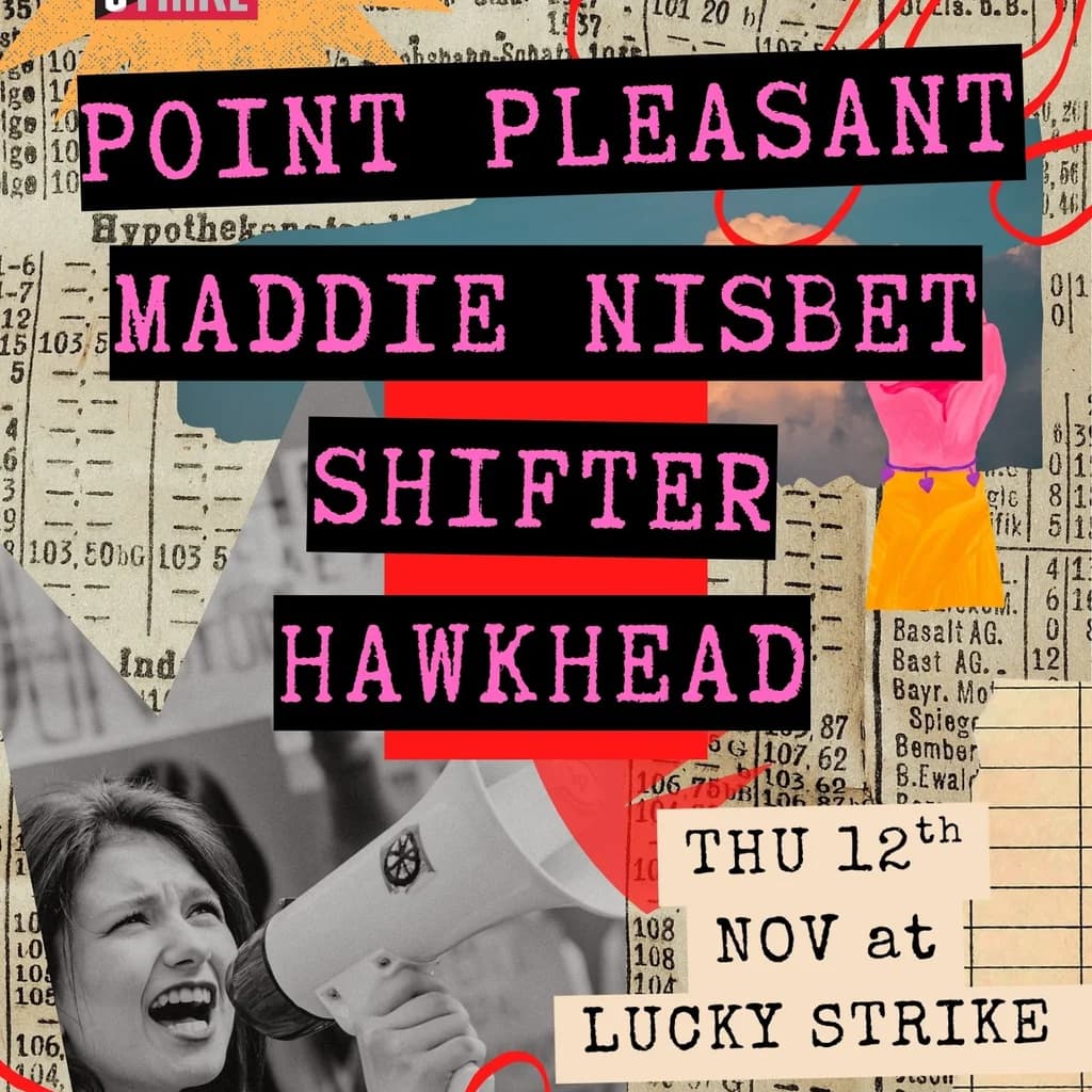 Upcoming event poster at Lucky Strike Glasgow