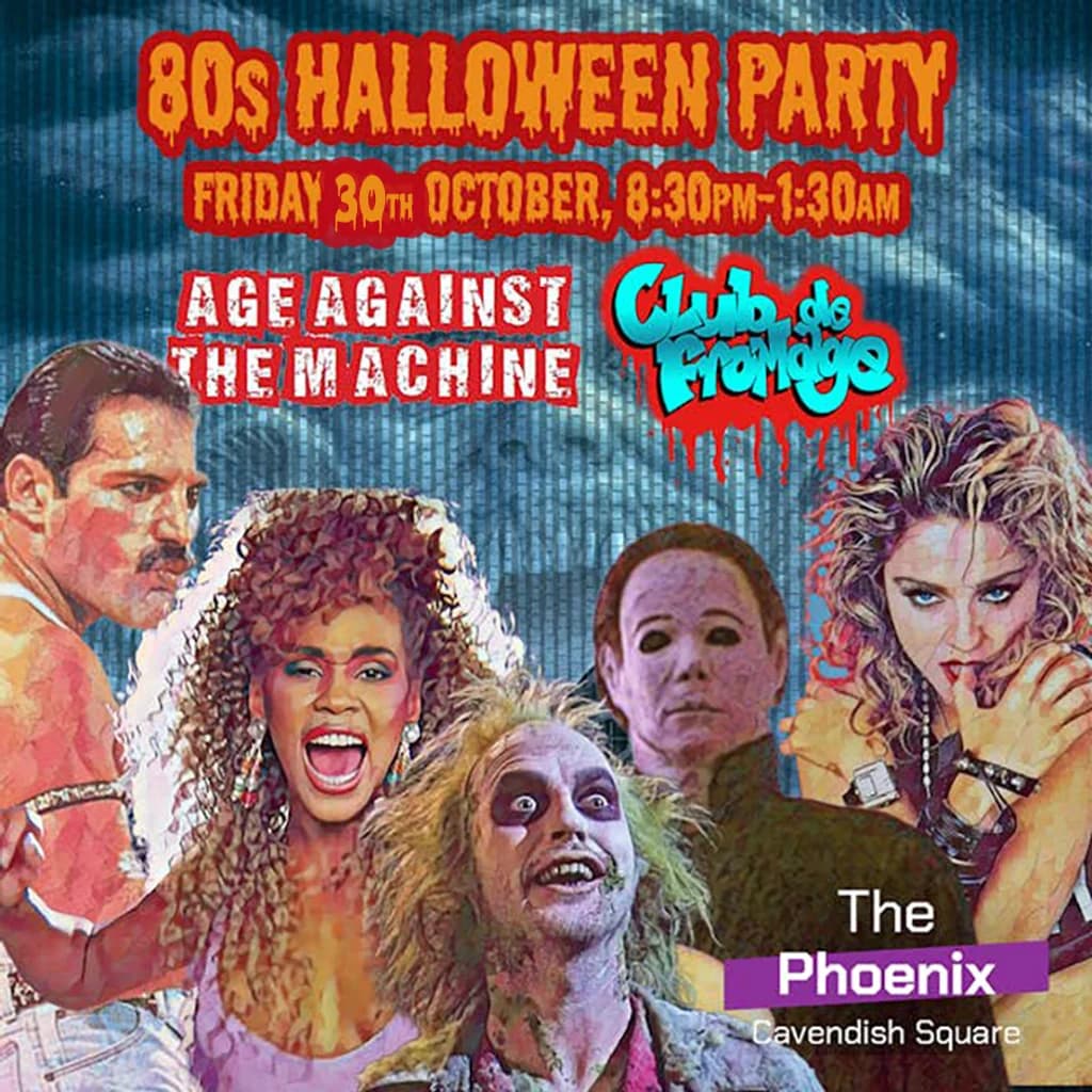 The 80s Halloween Party - Fri 30th October, 8:30pm-1:30am (18+)