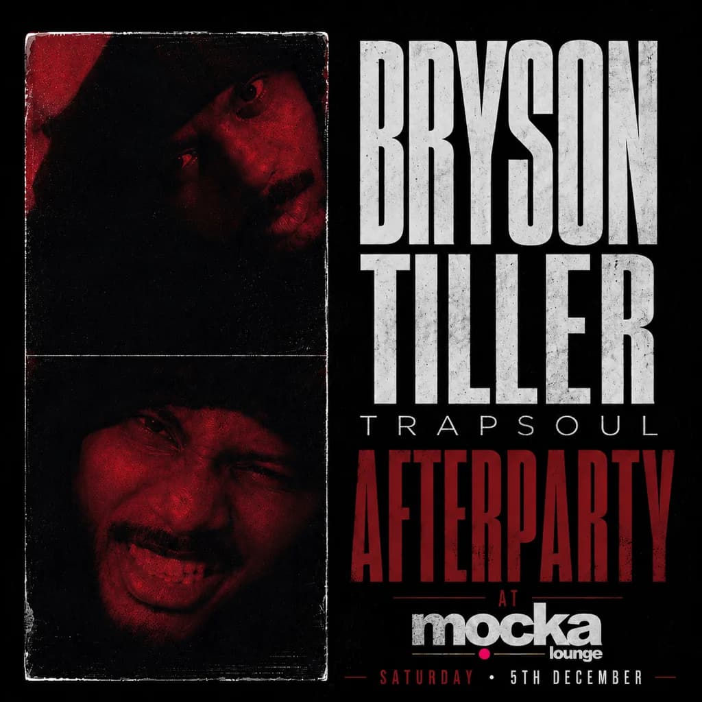 Bryson Tiller Trapsoul Afterparty At Mocka - Sat 5th Dec