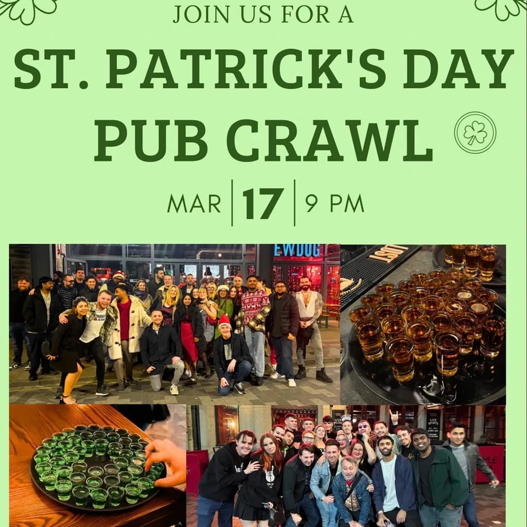 Meet New People @ St Patrick's Day Liverpool Pub Crawl at Brewdog Liverpool