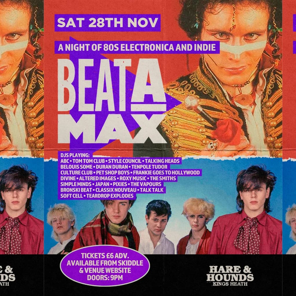 Beatamax - A Night of 80s Electronica & Indie