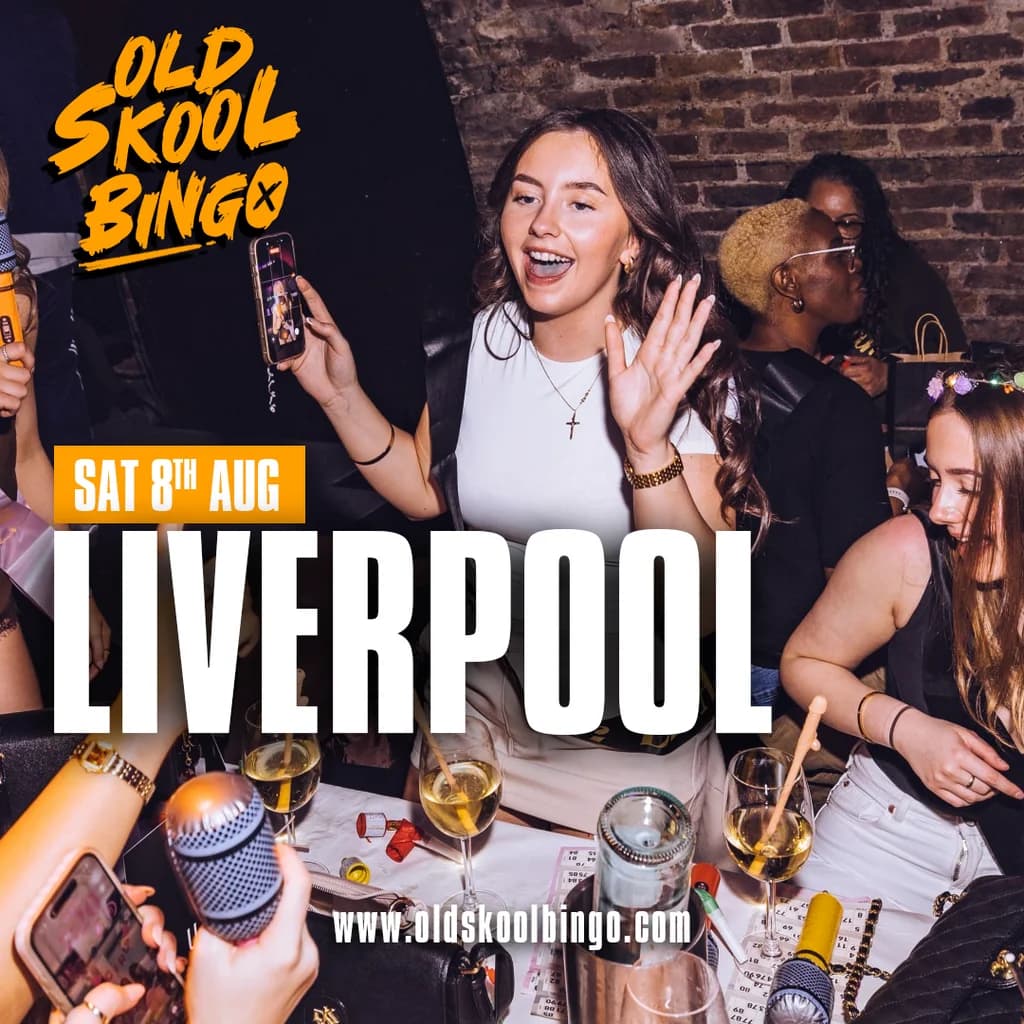 Old Skool Bingo Sat 8th August Liverpool