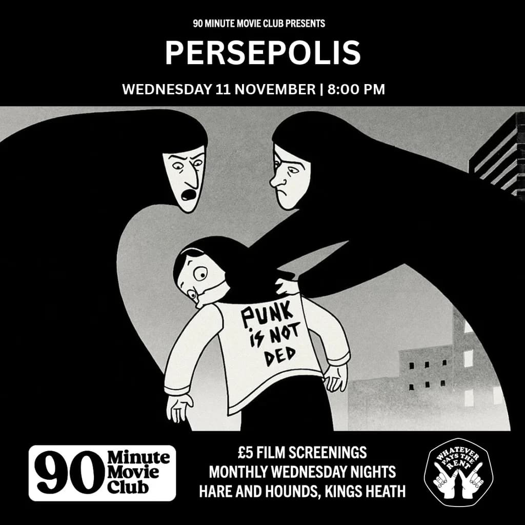 H&H x WPTR 90 Minute Movie Club presents: 'Persepolis' (2007)