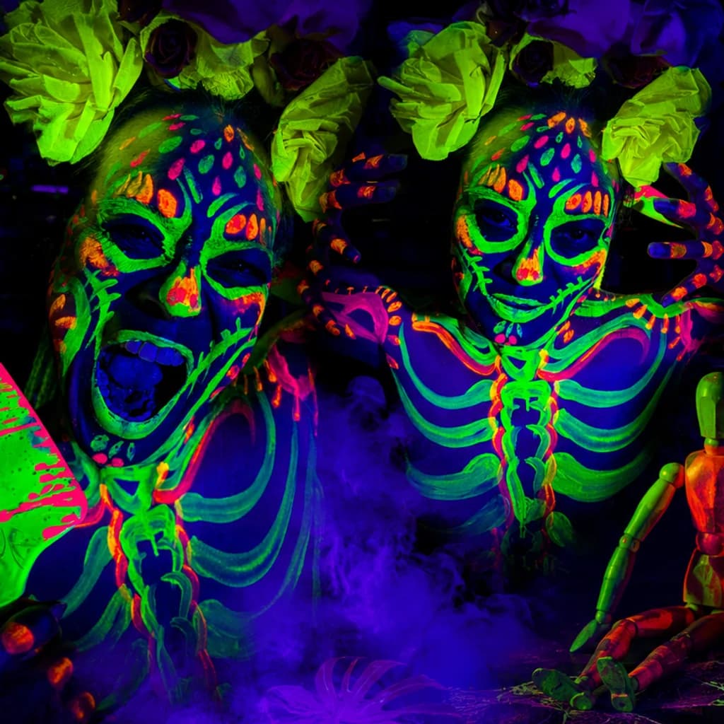 Halloween Special! Neon Naked Life Drawing