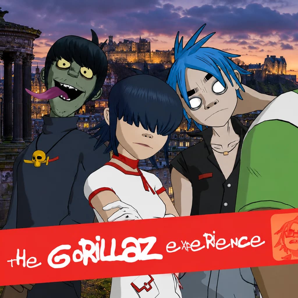 The Gorillaz Experience in Edinburgh!