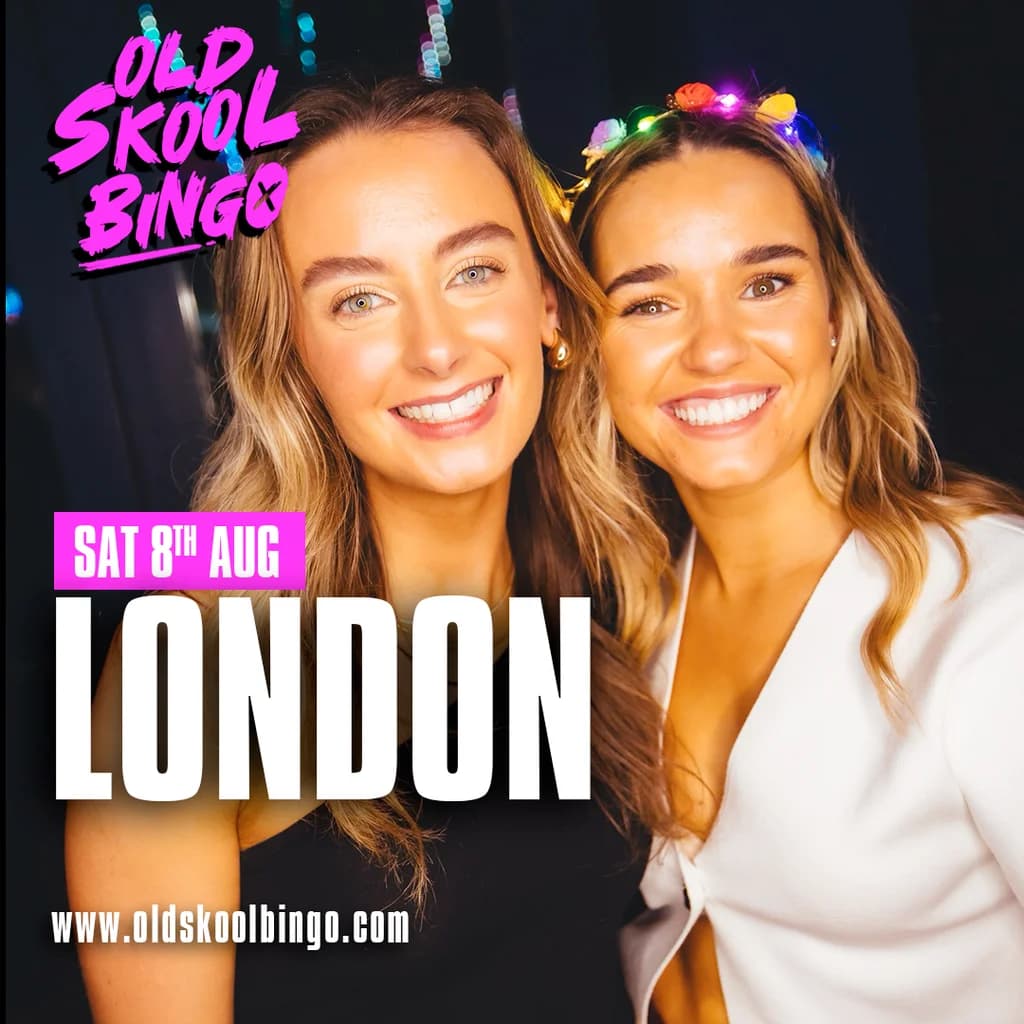 Old Skool Bingo Saturday 8th August London