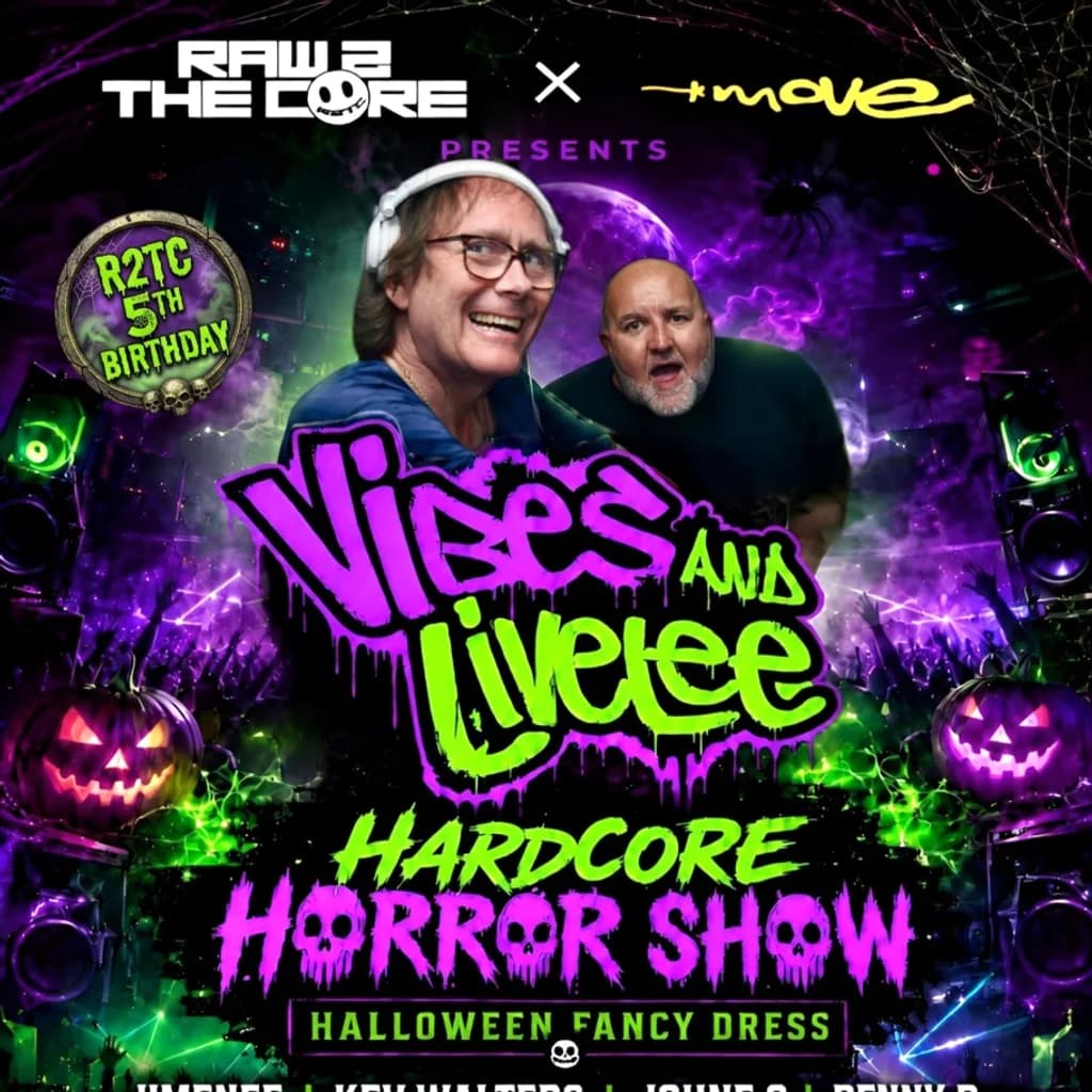 R2TC x MOVE - VIBES & LIVELEE - HALLOWEEN FANCY DRESS - 31/10/26