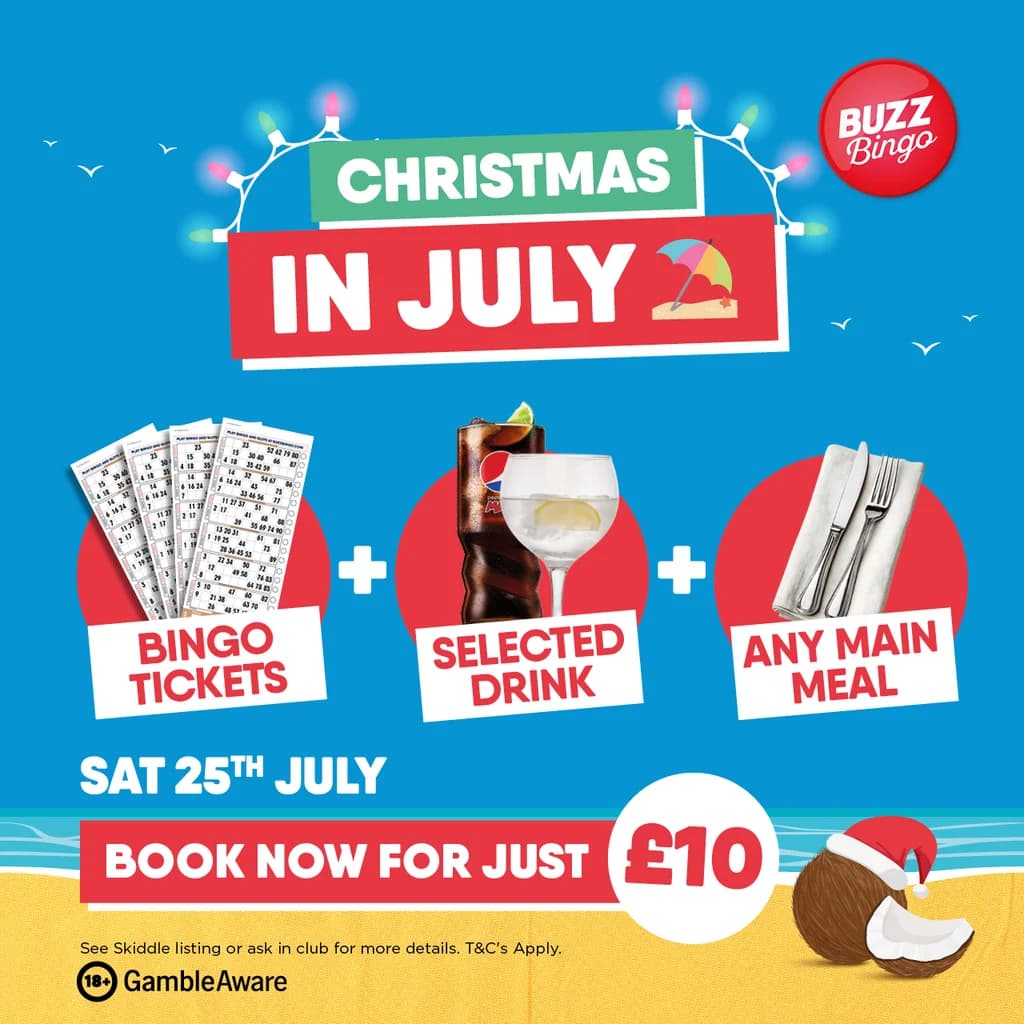 Xmas In July Night Out 25/07 - Buzz Bingo Birmingham at Buzz Bingo Birmingham