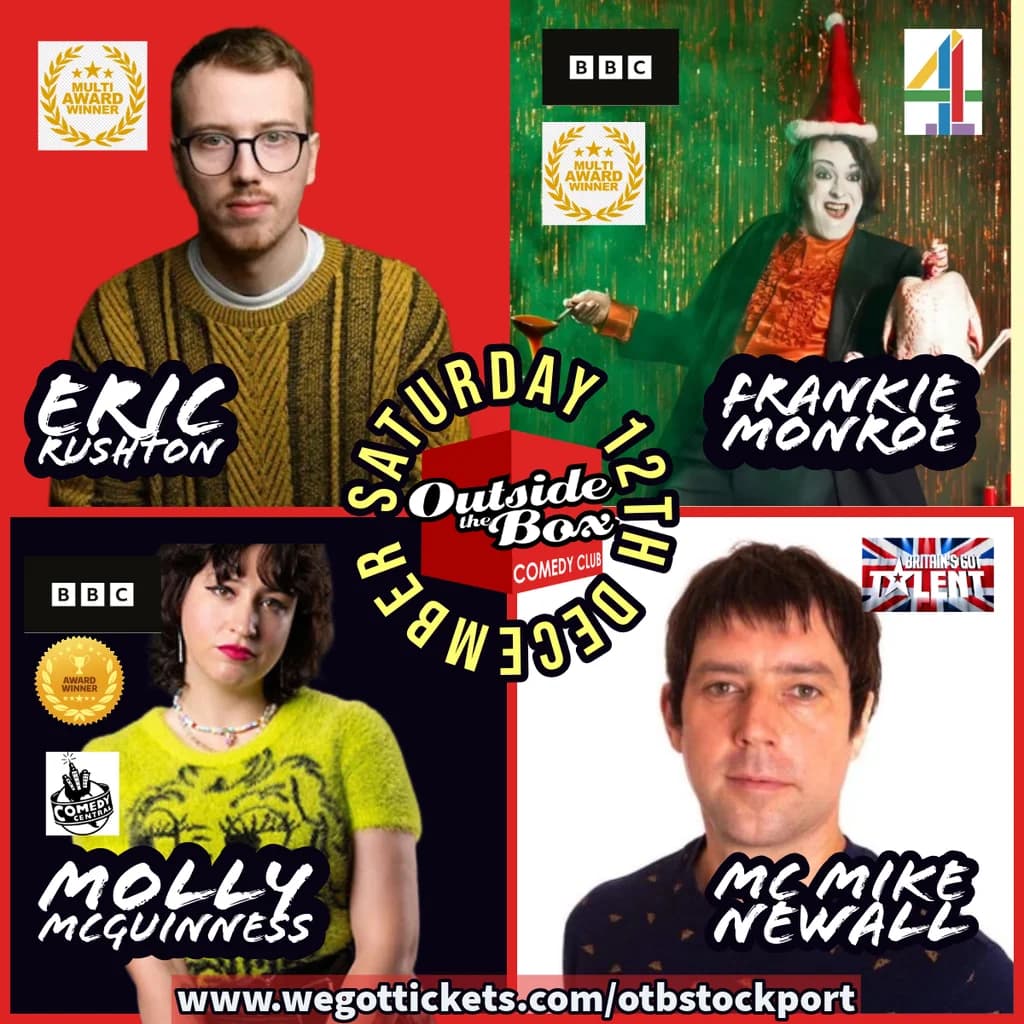 Live comedy - Saturday 12th December