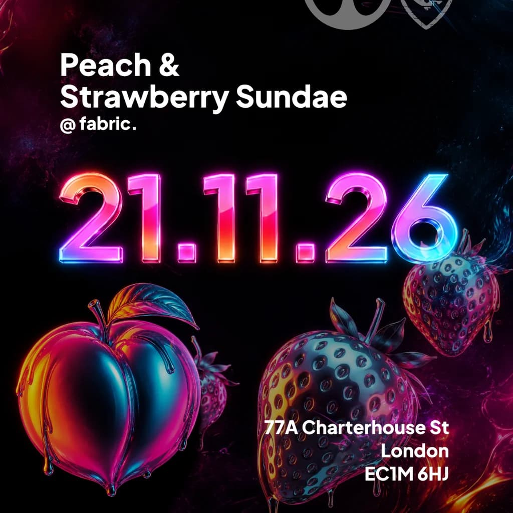 Peach & Strawberry Sundae @fabric at Fabric London