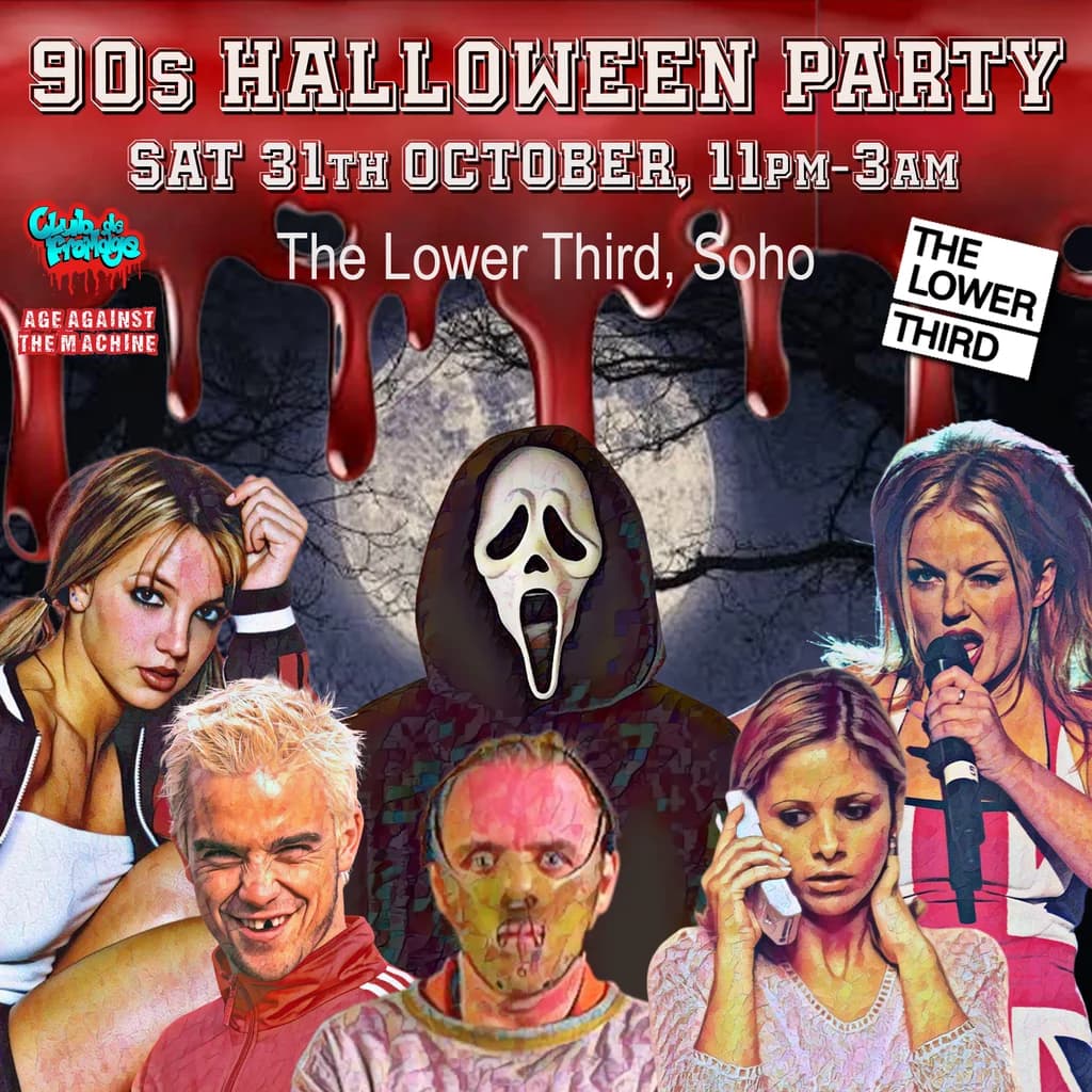 The 90s Halloween Party, 11pm-3am (18+)