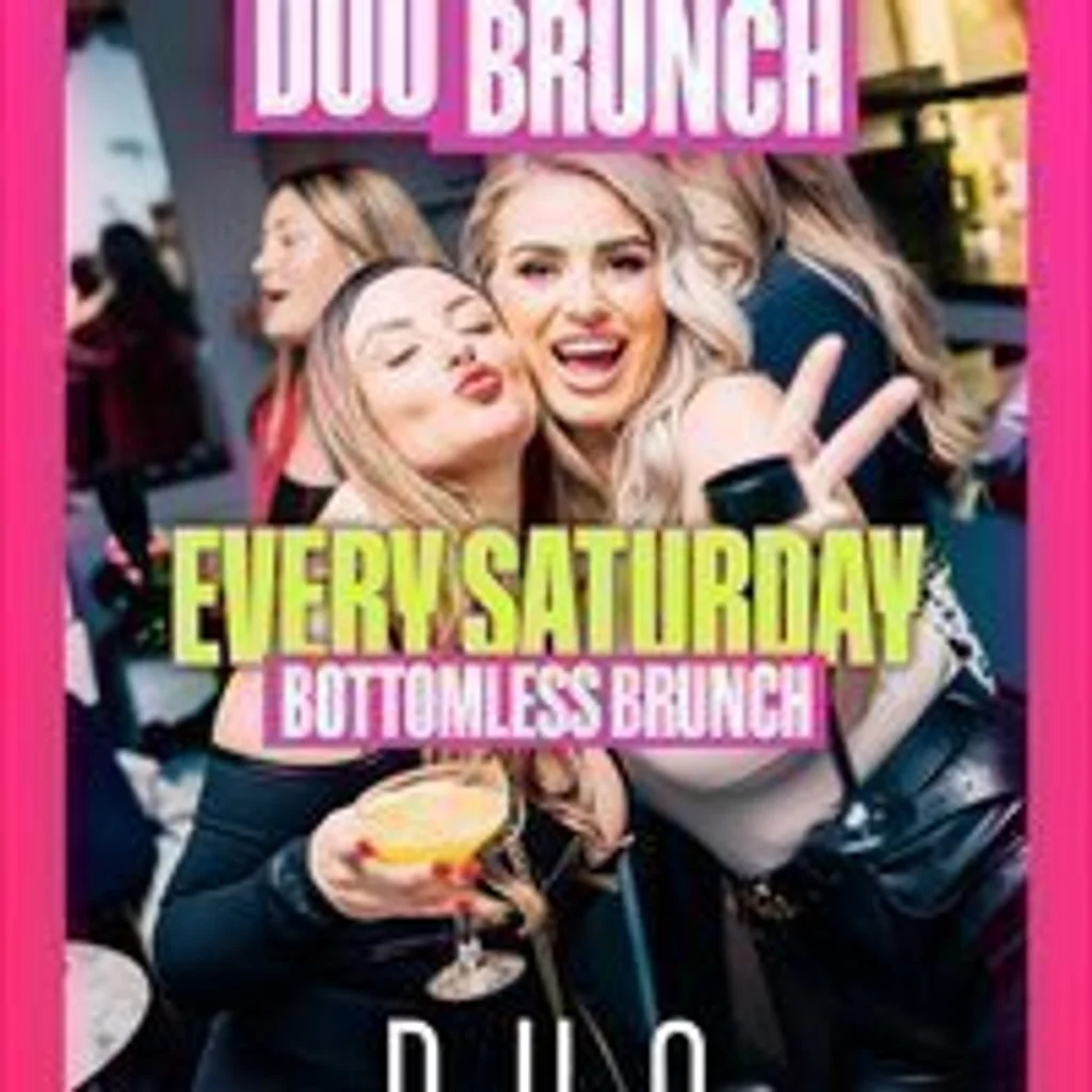 DUO Rnb Bottomless party Sat 3rd Oct