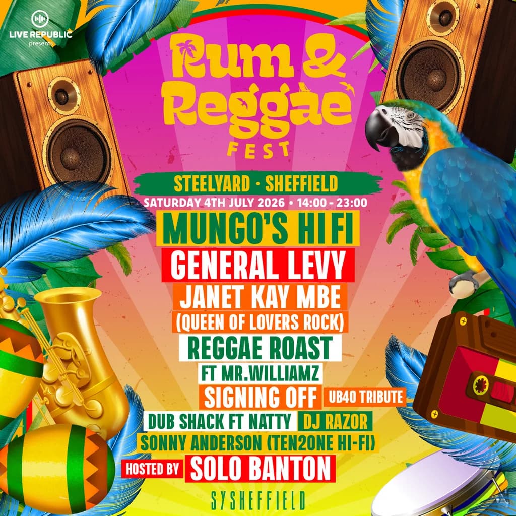 Rum & Reggae 2026 | SteelYard, Sheffield