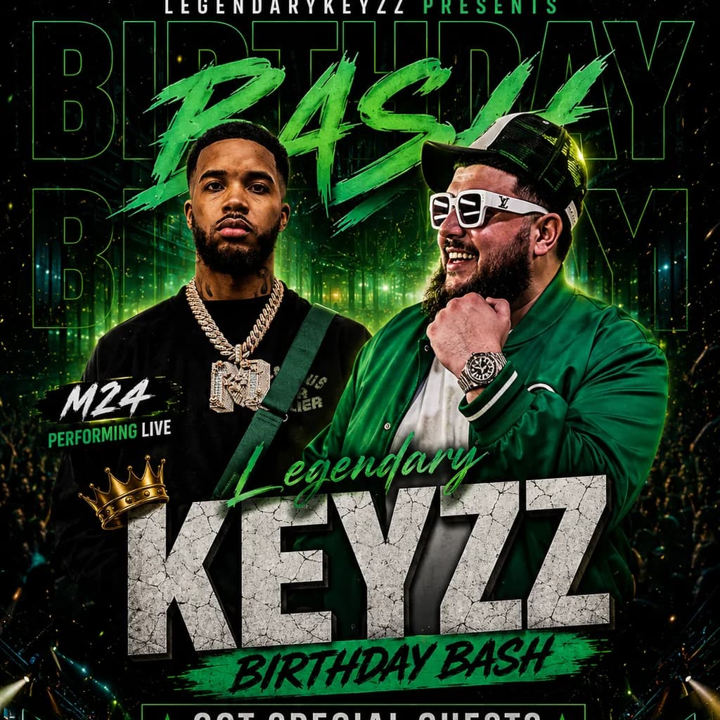 Legendarykeyzz Birthday Takeover M24 x Yung dred x Richewess