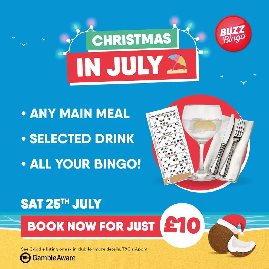 Xmas In July Night Out 25/07 - Buzz Bingo Sheffield Wadsley at Buzz Bingo Sheffield Wadsley