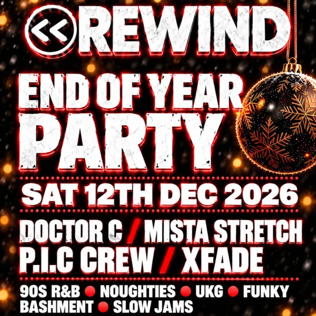 Rewind end of year party