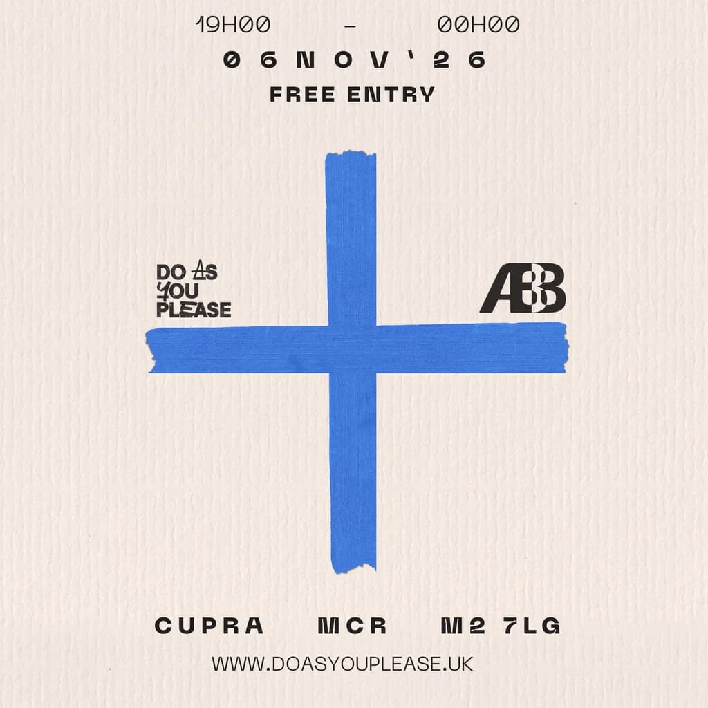Upcoming event poster at Cupra City Garage