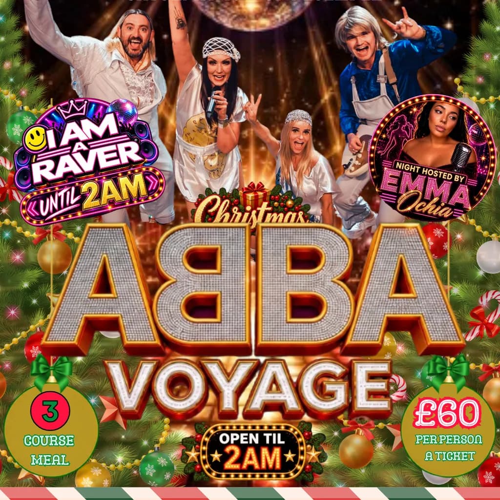 Christmas in the Glasgow Irish Centre Presents ABBA Voyage Night