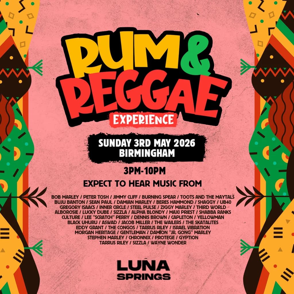 Summer Outdoor Rum & Reggae Festival - Luna Spring Birmingham at Luna Springs Digbeth
