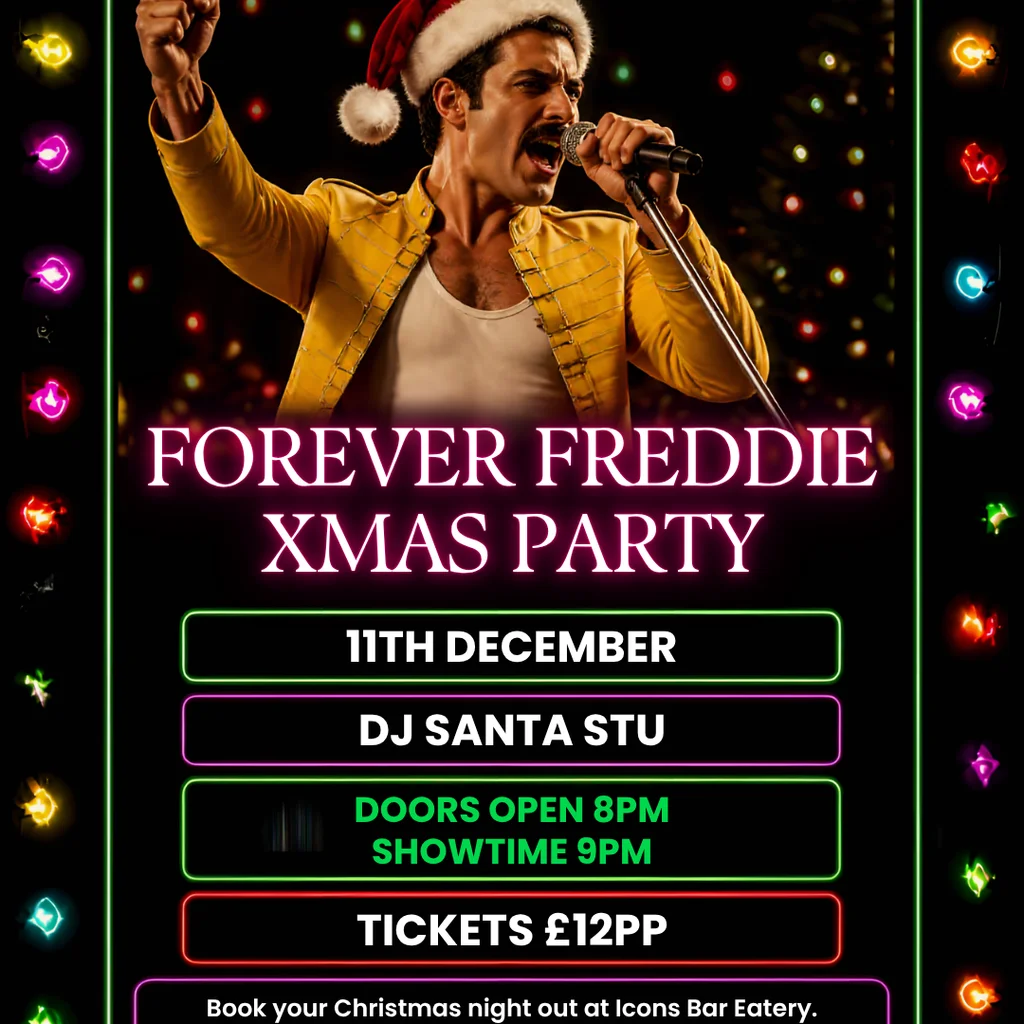 Forever Freddie tribute Christmas party