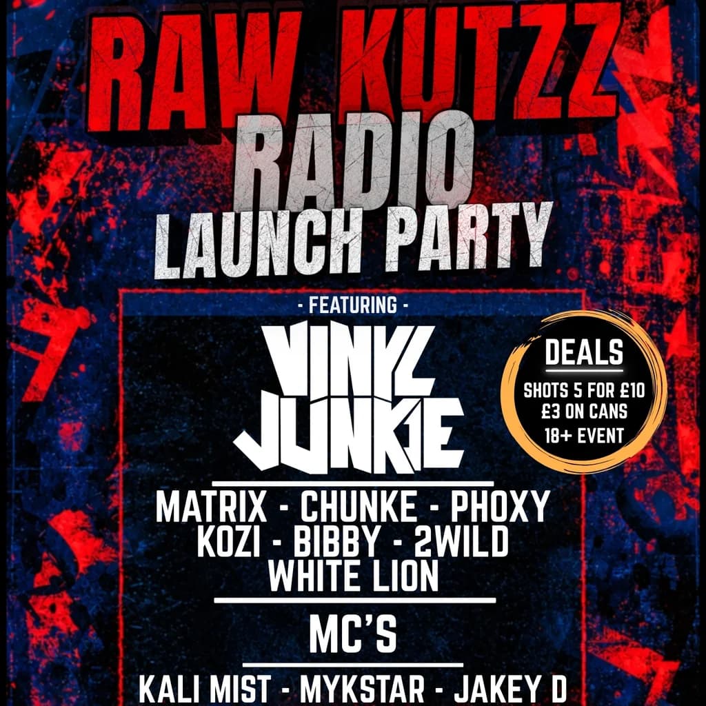 RAW KUTZZ RADIO Launch Party