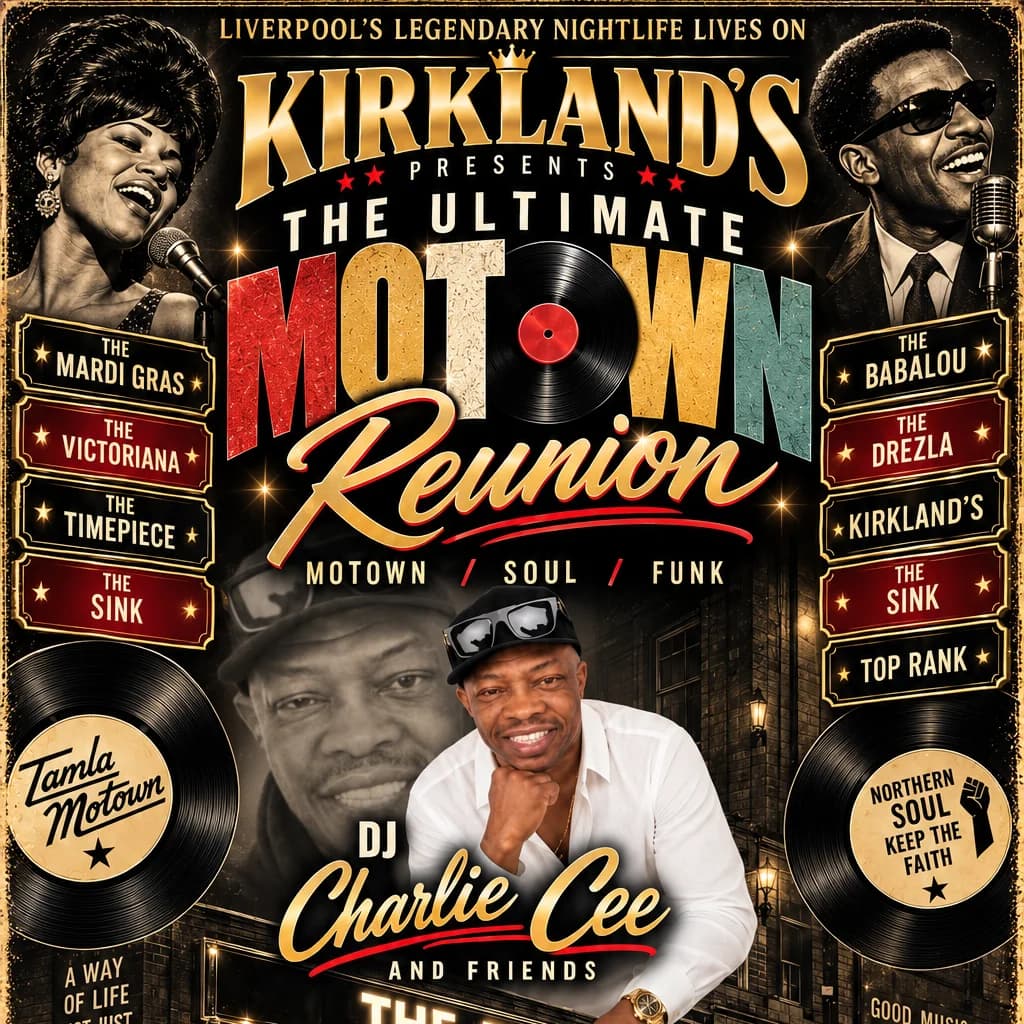 Kirklands " Presents The Ultimate Motown Reunion" at The Fly In The Loaf