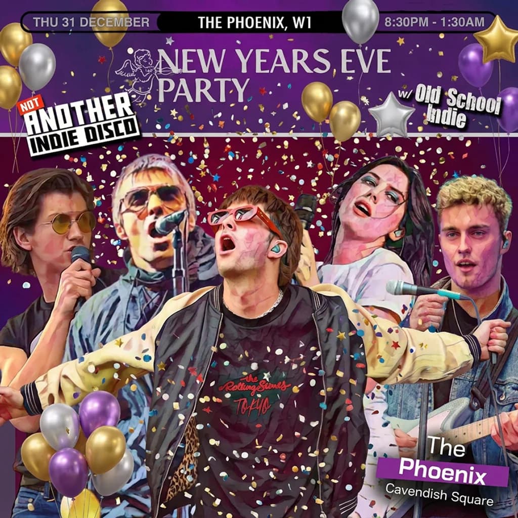 Not Another Indie Disco's NYE Party - Thu 31 Dec, 8:30pm-1:30am