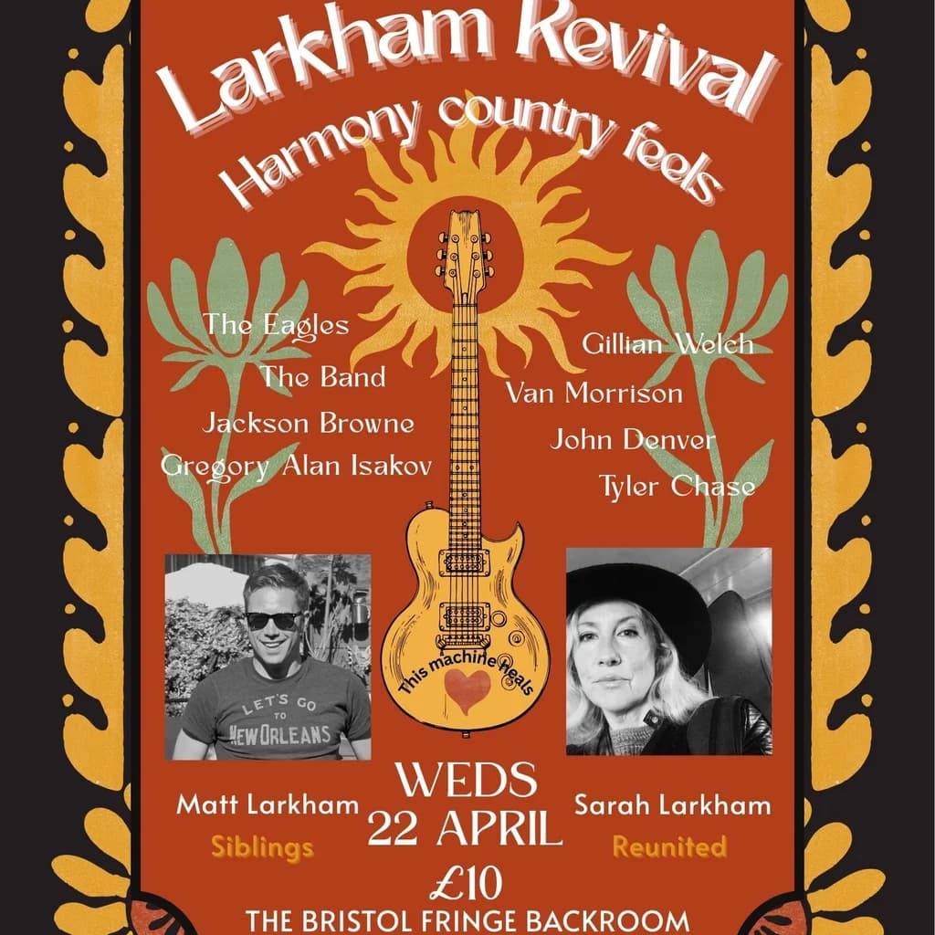 Larkham Revival at the Bristol Fringe. at The Bristol Fringe