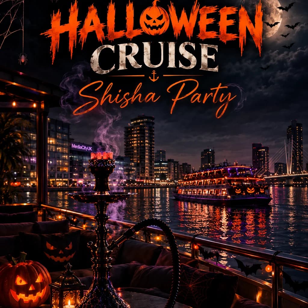Manchester Halloween Shisha Boat Party 2026 | DJs & Luxury