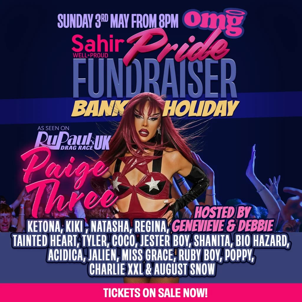 OMG'S Pride Fundraiser Bank Holiday Special