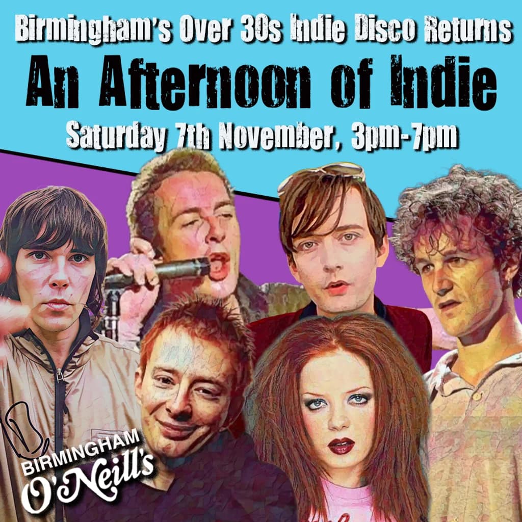 Upcoming event poster at O'Neills Broad Street