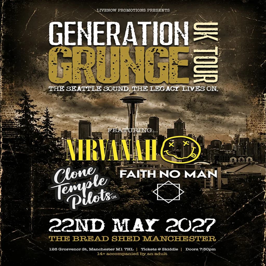 Generation Grunge UK tour - Manchester - Bread Shed