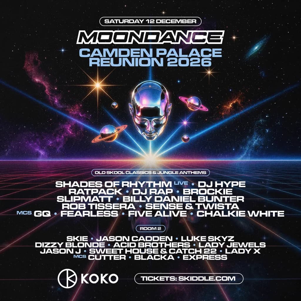 Moondance Camden Palace Reunion 2026 at KOKO