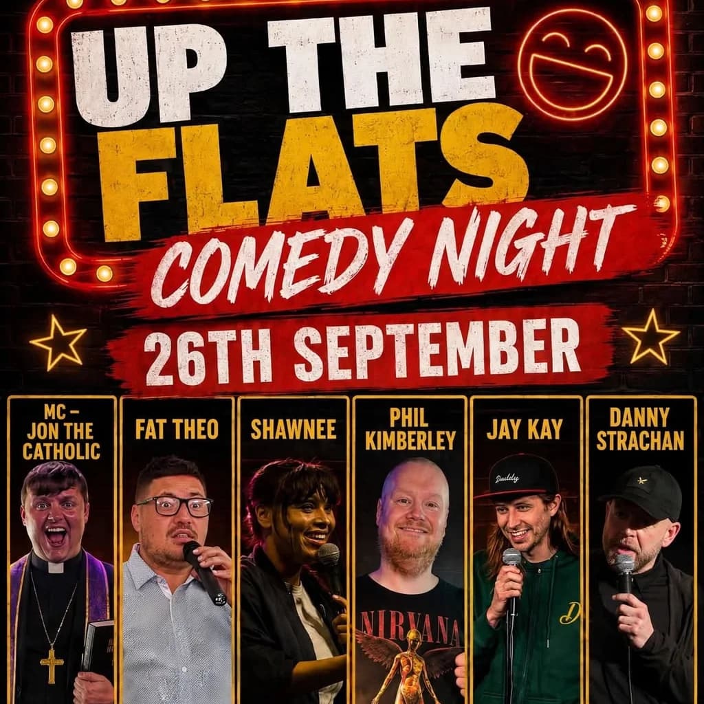 Silent Filter Entertainment presents: Up The Flats comedy night
