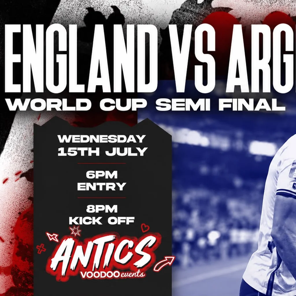 ENGLAND VS ARGENTINA *IT'S COMING "HOME" This Wednesday at Home Nightclub