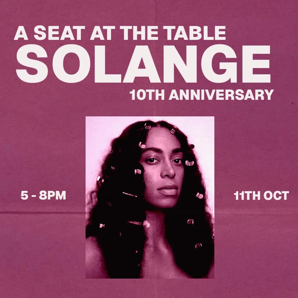 Brown Sugar present A Seat At The Table Listening Party