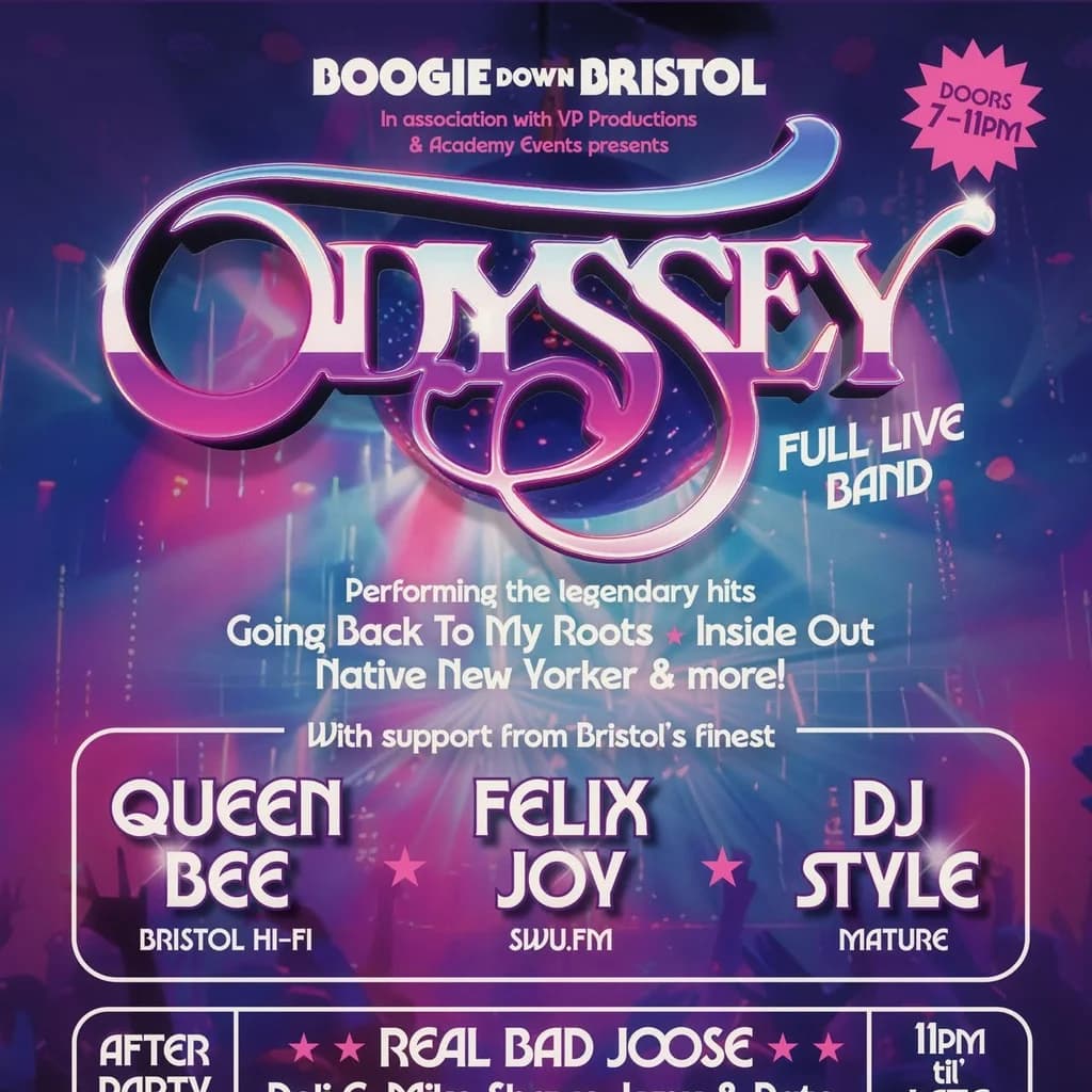 Boogie Down Bristol Ft. Odyssey (Full live band)