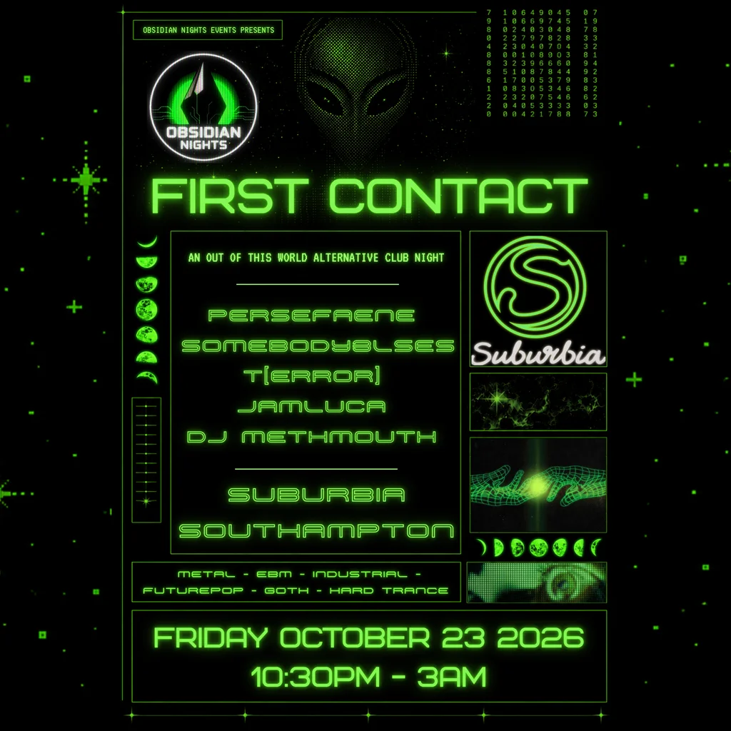Upcoming event poster at Suburbia Southampton