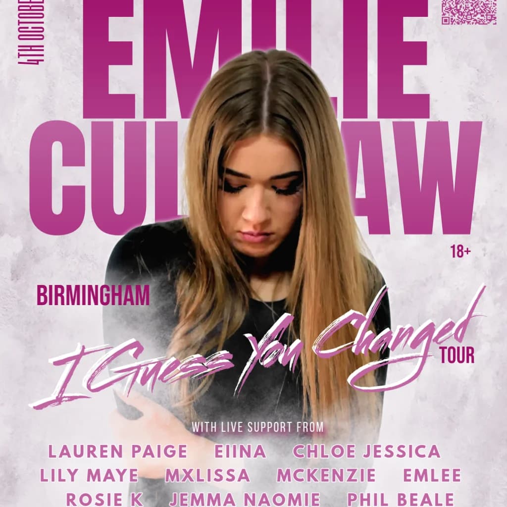 Big Condo Records Presents Emilie Culshaw IGYC Tour Birmingham